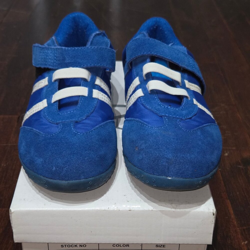 AJ Valenci Blue Leather Sneaker